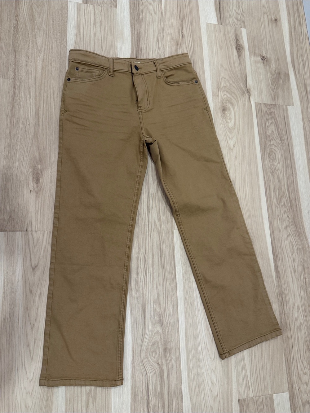 Cat & Jack youth Tan Straight Jeans stretch size 14
